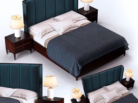  Foshan卧室套装3d模型 