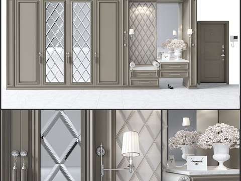  走廊构图_293d模型 