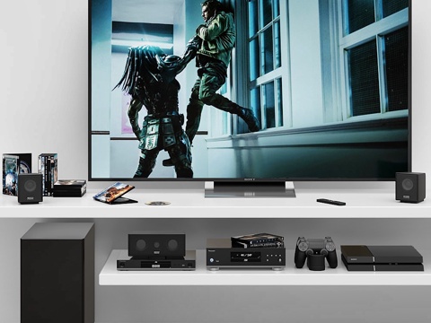  索尼55英寸4K HDR电视3d模型 