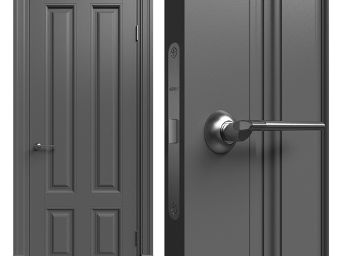  室内门 Jaguar Zeus 部件 #23d模型 