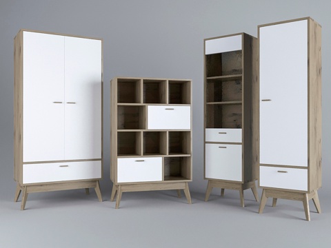  Divan.ru北欧风橱柜3d模型 