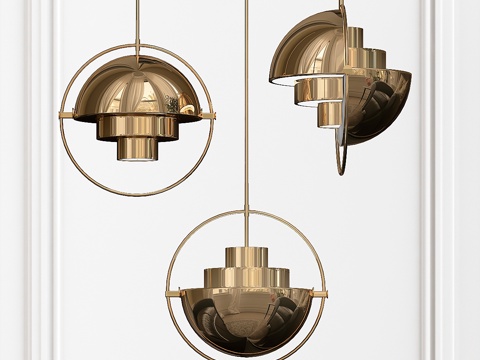  GUBI多光灯具3d模型3d模型 