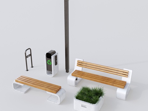  户外设备S3T. 城市系列3d模型 