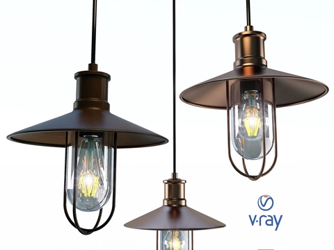  LUCI公司NAARDEN吊灯3d模型 