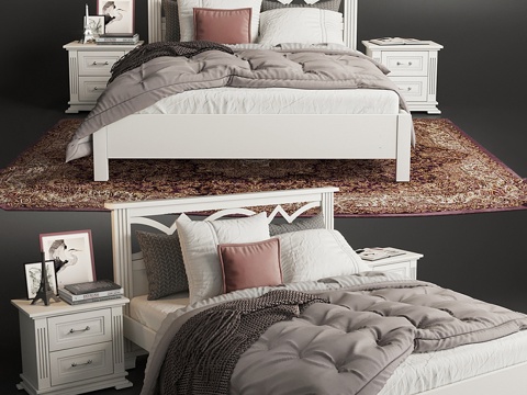  卧室套装33d模型 