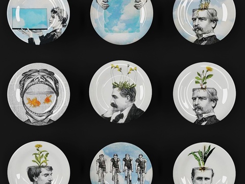  装饰盘_213d模型 