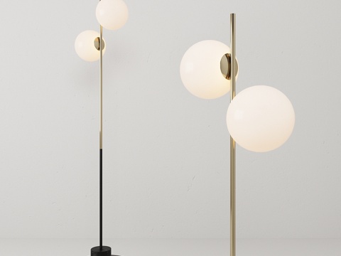  博勒69树形落地灯3d模型3d模型 