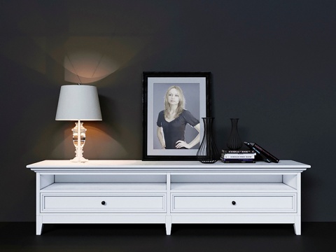  软垫脚凳3d模型 