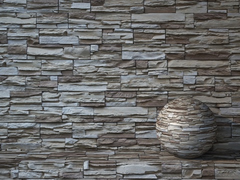  天然石材 1563d模型 