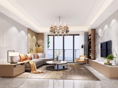 轻奢别墅 样板间 最新全套施工图 效果图合集cad施工图