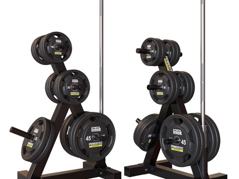  Powertec 重量架3d模型 