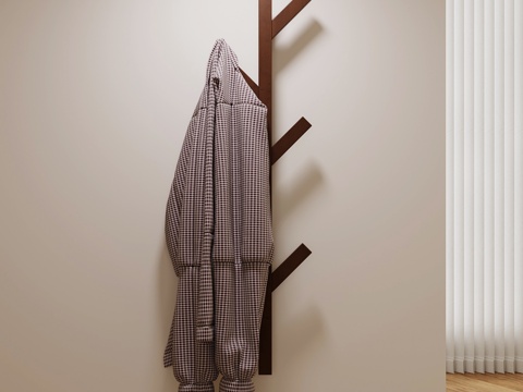  现代挂钩 挂衣钩su模型 