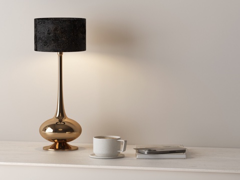  现代台灯 意式台灯 现代意式台灯 意式轻奢台灯3d模型 