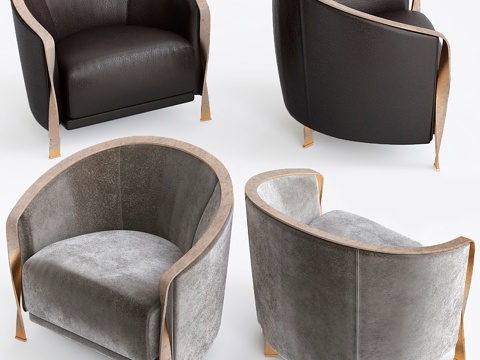  扶手椅 Rugiano 家具 Nella Vetrina3d模型 