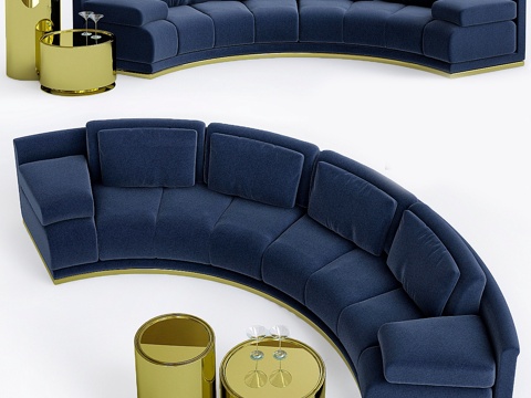  芬迪家居2015系列沙发3d模型 