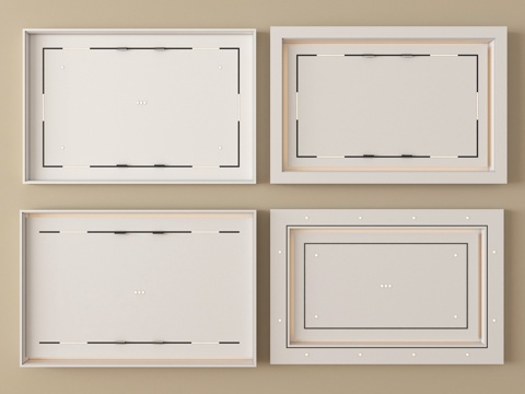  现代吊顶 石膏吊顶3d模型 