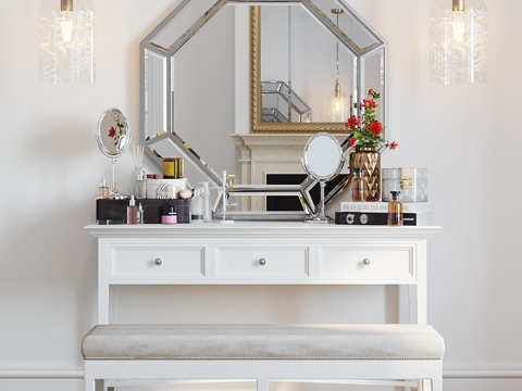  梳妆台_023d模型 