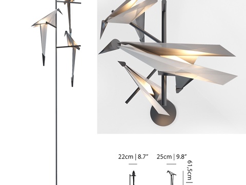  Moooi Prech Light落地灯3d模型 