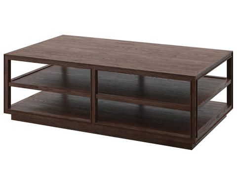  北欧简约茶几 茶几 简约茶几 方形茶几 客厅茶几3d模型 