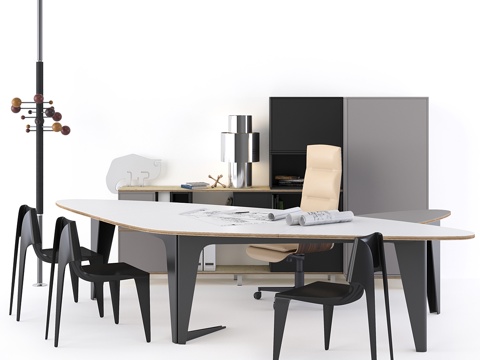  工作空间3d模型 