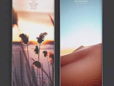  大型墙面艺术收藏3d模型 