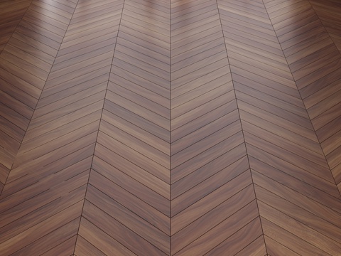  三款棕色柚木拼花地板3d模型 