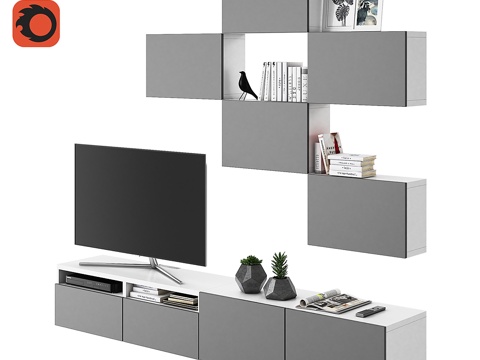  宜家Besta 023d模型 