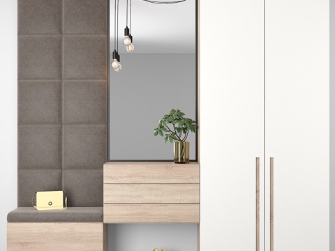  玄关走廊 73d模型 