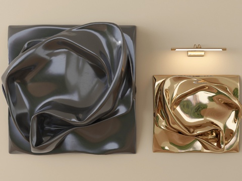  现代墙饰  立体墙饰3d模型 