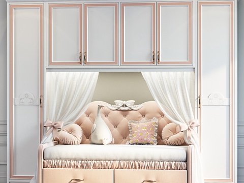  Wing转角沙发3d模型 