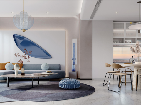  轻奢别墅 样板间 最新全套施工图 效果图合集cad施工图 