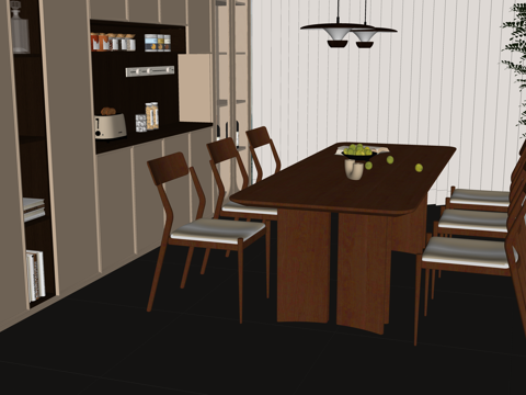  客厅 茶几 茶室 卫生间 餐厅 茶桌组合 茶台 工装 厨房su模型 