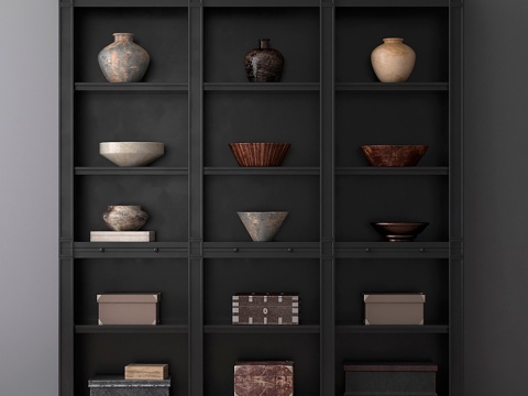  三联书架 RH3d模型 