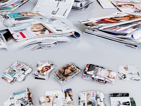  期刊套装53d模型 