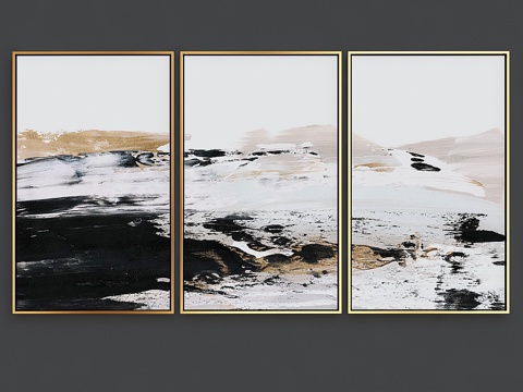  抽象艺术套装3d模型 