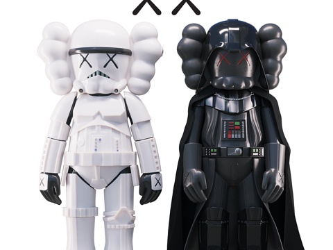  KAWS 风暴兵达斯·维达3d模型 