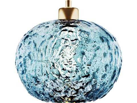  手工吹制质朴籽粒玻璃灯3d模型 