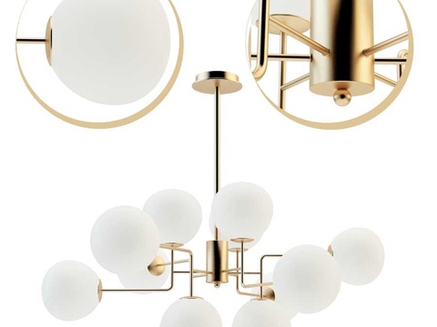  悬挂式吊灯 Maytoni Erich MOD221-PL-3d模型 