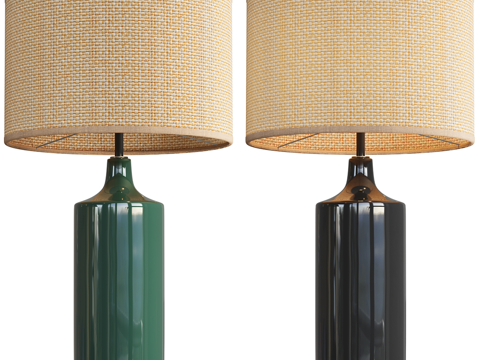  现代意式装饰台灯3d模型 