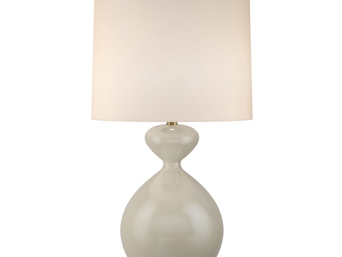  艾琳现代鲣鸟骨色开裂纹台灯3d模型 