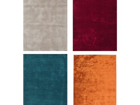  毛绒地毯043d模型 