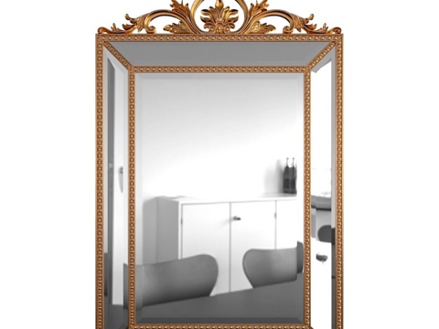  镜子 Ambren 金3d模型 