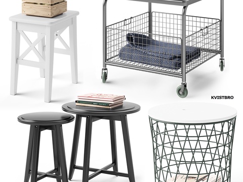  宜家餐桌3d模型 