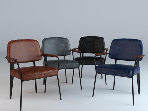  潮流扶手椅（Concepto）3d模型 