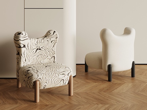 现代儿童椅 小椅子su模型