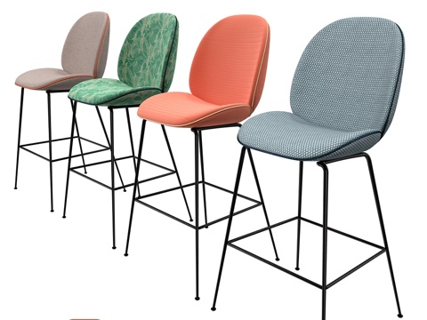  Gubi甲虫凳3d模型 