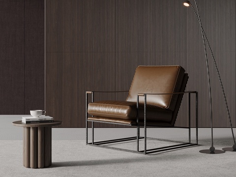 意式休闲椅su模型