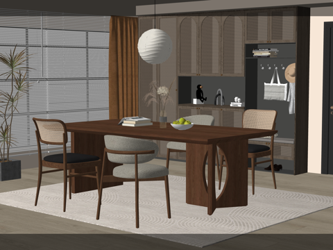  客厅 茶几 茶室 卫生间 餐厅 茶桌组合 茶台 工装 厨房su模型 