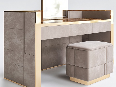  斯玛尼亚梳妆台3d模型 