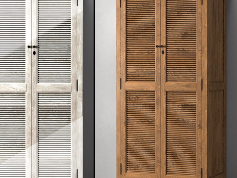  百叶窗护栏3d模型 